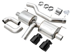 BMW 4 Series Performance Exhaust - Rear - AWE Tuning - Touring Edition Axle-Back with Dual 4.5